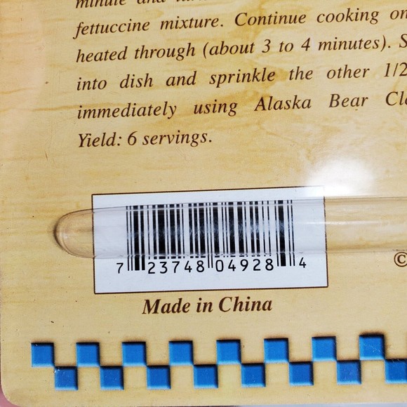 Alaska Bear Claw Wood Salad & Pasta Server NEW - Picture 5 of 5